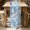Blue, variant on Blue Leaves 4.5ft Cheesecloth Table Runner for Wedding 19"x55", Farmhouse Branch Botanical Summer Rustic Kitchen Dinner Sheer Tulle Chiffon Dresser Scarf, Holiday Party Decorations