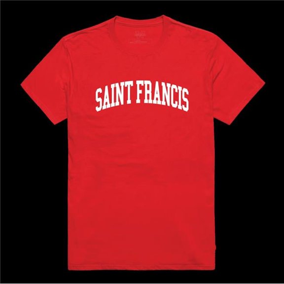 W Republic 537-669-RED-03 Saint Francis University Red Flash College T-Shirt, Red - Large