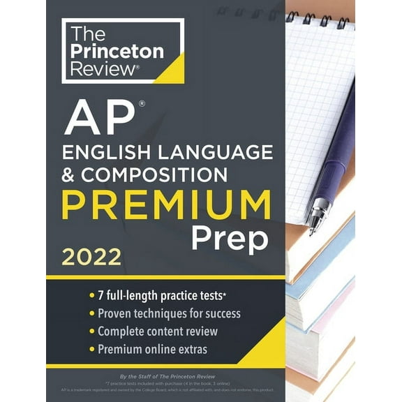 Princeton Review AP English Language and Composition Exam Premium Prep 2022