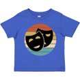 thumbnail image 3 of Inktastic Theater Masks Acting Gift Retro Sunset Boys or Girls Toddler T-Shirt, 3 of 5