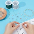 thumbnail image 5 of 400pcs Glow in The Dark Letter Beads 8 Colors Flat Round Acrylic Beads 10mm Alphabet Beads A-Z Spacer Beads with 10 Yards 0.8mm Elastic Thread, 5 of 6