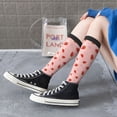 thumbnail image 5 of Naloa Cute Strawberry C Thigh High Socks Extra Long Stretchy Sock Women Over Knee High Opaque Stocking Daily Wear, 5 of 6
