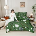 thumbnail image 4 of Castle Fairy Golf Gaming 2pcs Bedding Comforter Set,Sport Theme Twin Comforter Sets,Ball Game Breathable Bedding Set,Microfiber Boys Bedroom Decor,Reversible, 4 of 8