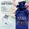 thumbnail image 7 of NANA Silver 6.00mm (1.50ct) Princess Cut Zirconia Lucita Solitaire Ring-Platinum Plated-Size 11.5, 7 of 7