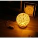 thumbnail image 2 of Lámpara de mesa de madera oso de fresa lámpara de noche LED dorado, 2 of 5