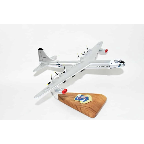Strategic Air Command B-36 Peacemaker Model, Convair, 1/153 Scale, Mahogany