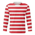 thumbnail image 4 of GBSYEWXS Men T-Shirts Comfortable Long Sleeve Crew Neck Tops Cool Tee, 4 of 4