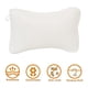 thumbnail image 2 of Almohada de baño con 2 ventosas, almohada para el cuello hecha de poliéster de secado rápido, 2 of 5