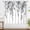 A Eucalyptus Grey, variant on Farmhouse Wooden Sage Green Eucalyptus Leaves Window Curtains Flower Floral Botanical Plant Wildflower Curtain Drapes Herb Curtains for Bedroom Living Room Treatment 2 Panels 29Wx63H Inch