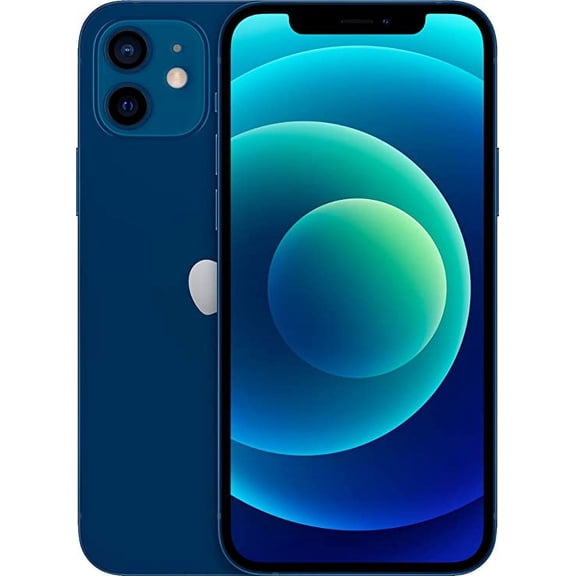 Restored Apple iPhone 12 - Carrier Unlocked - 256GB Blue (Refurbished)