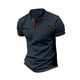 thumbnail image 2 of Camisetas de Manga Corta de Bolsillo de Cuello de Manga Corta de los Hombres, Camiseta Deportiva Casual para los Hombres, 2 of 5