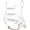 White, variant on AxLabs Habanero 3 Ply 11-Hole Mount Pre-Wired S/S/S Pickguard Black Black