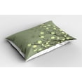 thumbnail image 2 of Ambesonne Flower Pillow Sham 2 Pack, Retro Floral, 30"x20", Beige Brown, 2 of 3