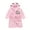 Pink, variant on Toddler Pajamas Girls Boys Toddler Baby Boys Girls Bathrobes Flannel Night-Robe Sleepwear Pjs for Kids
