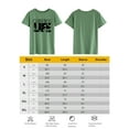thumbnail image 2 of QAFOPEH Women Camping Life Letter Round Neck Short Sleeve T-Shirt, 2 of 2