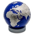 thumbnail image 2 of 2025 Barbados 1 kilo Silver Blue Marble Earth (with Box & COA), 2 of 4