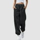 thumbnail image 2 of Pantalones de chándal estampados de moda para mujer: cintura alta, cinturilla elástica, bolsillos laterales, poliéster, pantalones deportivos de gimnasio., 2 of 7