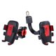 thumbnail image 2 of Generic Soporte para teléfono de Bicicleta Accesorios Piezas de Repuesto Soporte para teléfono de Motocicleta Profesional Resistente a la Lluvia para Rojo, 2 of 9