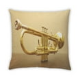 thumbnail image 2 of Ahgly Company Music Trumpet Indoor Throw Pillow, 18 inch by 18 inch, 2 of 6