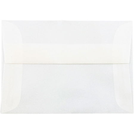 UPC: 0707152635295 | JAM Paper & Envelope 4Bar Translucent Envelopes  3 5/8 x 5 1/8  Platinum Silver  50/Pack  Platinum