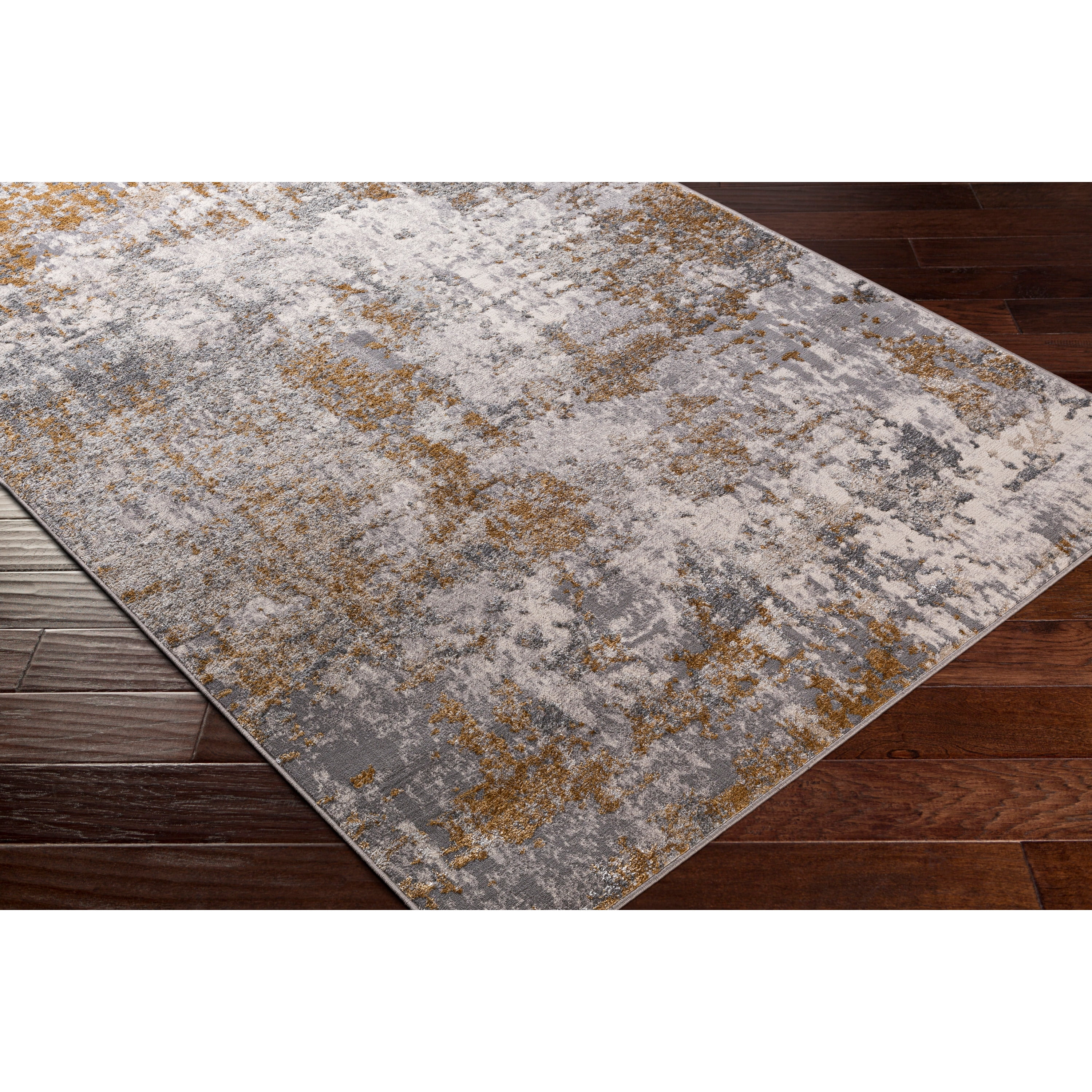 Firenze Grey/Beige 9' x 12' Modern Rectangle Area Rug