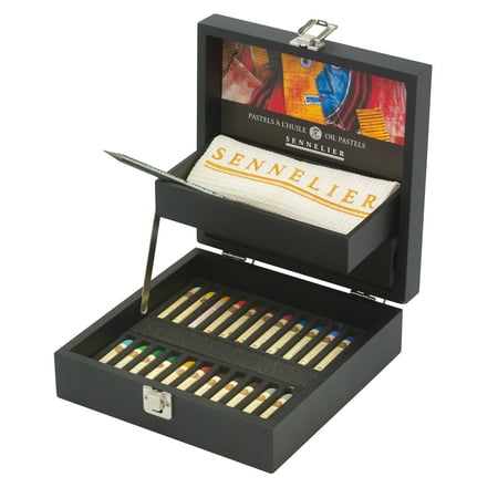 UPC: 3046450770565 | Sennelier Oil Pastel Set 24-Color Wood Box Set