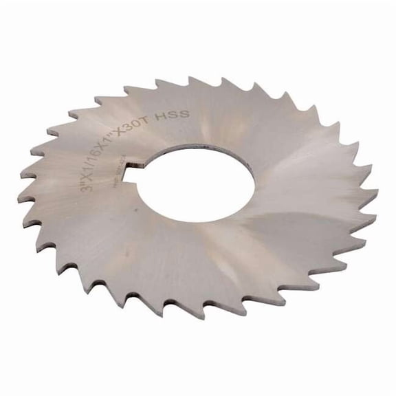 Hhip 3 X 1/16 X 1" High Speed Steel Plain Slitting Saw 5071-4204