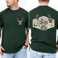 thumbnail image 2 of Deer Camo Hunting Double-Sided T-Shirt – Marsh Old School Camouflage Tee, Deer Hunting Graphic Shirt for Men & Women, 2 of 7