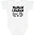 thumbnail image 3 of Inktastic Mamaw and Papaw Love Me Grandchild Boys or Girls Baby Bodysuit, 3 of 5