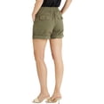 thumbnail image 2 of Sanctuary Womens Switchback Cuffed Cargo Casual Shorts, 2 of 2