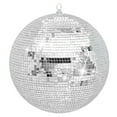 thumbnail image 2 of Yedigre Large Disco Ball, Hanging Disco Ball, Silver Color Disco Ball, Big Disco Ball Wedding Decoration (12/16/20Inch), 2 of 12