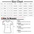 thumbnail image 3 of YHAJDS Womens Summer Tops Short Sleeve Round Neck Tee Casual Striped Print Shirt, 3 of 5