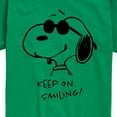 thumbnail image 3 of Peanuts - Cool Joe Keep On Smiling - Youth Short Sleeve Tee, 3 of 6