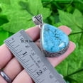 thumbnail image 4 of 925 Sterling Silver Pendant For Women & Men, December Birthstone, Bridesmaid Gift Pendant, Turquoise, Gemstone Pendant, Christmas Gift For Her Or Him, 4 of 5