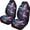 Butterfly Pattern, variant on POLERO Owl Pumpkin Design Vehicle Seat Covers for Van, 2 Pcs Anti-Slip Front Seat Cover Easy Installation Car Seat Accessories Car Seat Covers