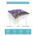 thumbnail image 5 of Lavender King Size Down Alternative Comforter, Lightweight Comforter Quilt Bedding Set with Pillow Shams Spring Floral Purple Watercolor Vintage All Seasons Bed Comforter Duvet Insert 96"x106", 5 of 7