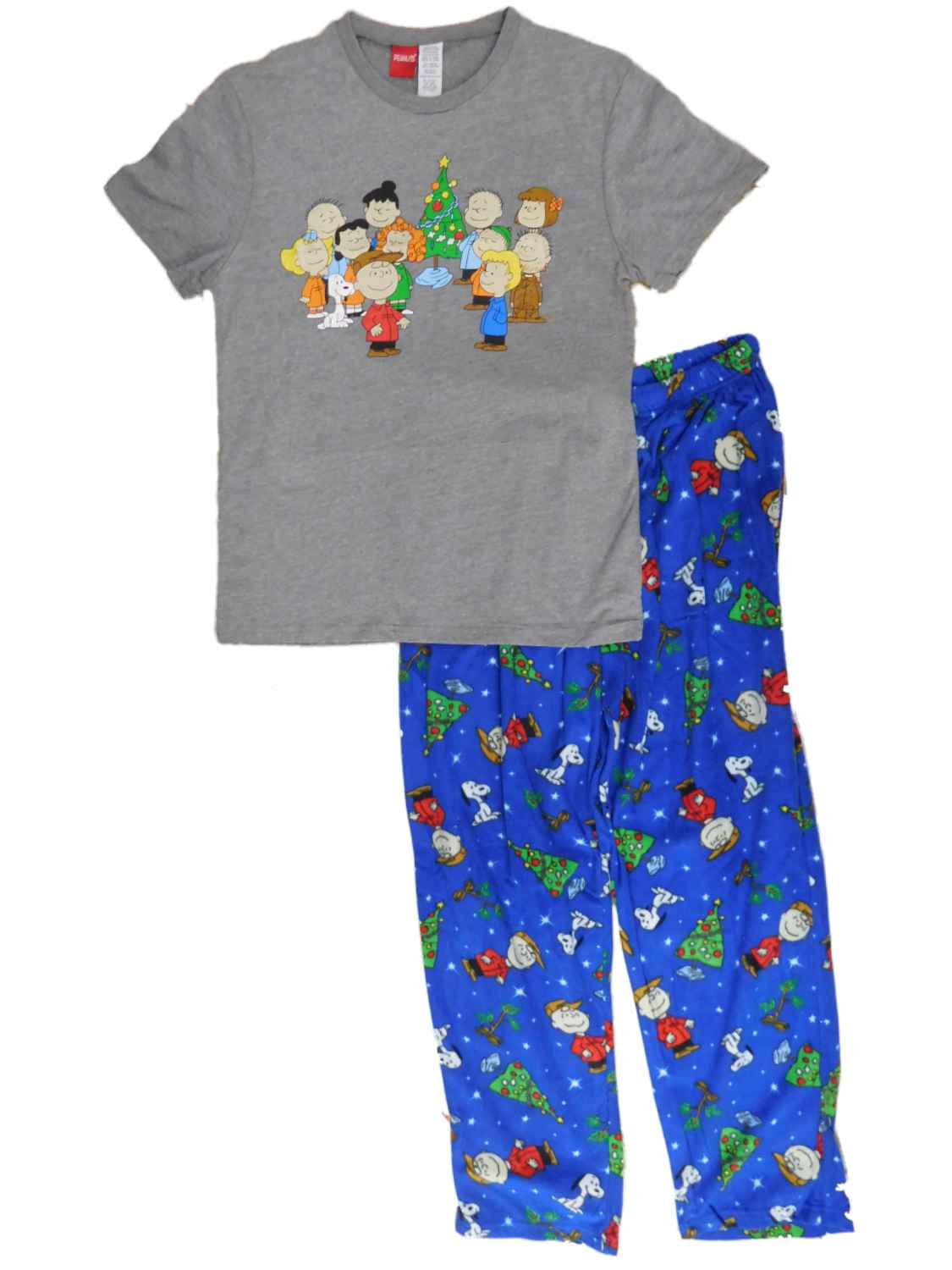 peanuts adult pajamas