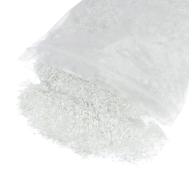 Unique Bargains Chopped Fiberglass Strands 3mm Length Anti-Cracking Glass Fibers 1LB