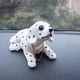 thumbnail image 4 of Figura de cabeza móvil de coche Figura de perro de cabeza móvil de coche para decoración de coche (perro manchado) Sincero Electrónica, 4 of 4