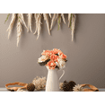 thumbnail image 3 of Hosley 10 Inch High Floral Modern Elegance Off-White Ceramic Pitcher Tabletop Vase, 3 of 6