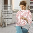 thumbnail image 4 of Haiem Cute Rabbit Carrot Baby Nursing Cover & Nursing Poncho - Multi Use Cover for Baby Car Seat Canopy, Stroller Cover, 360°Full Privacy Breastfeeding Coverage, 4 of 9