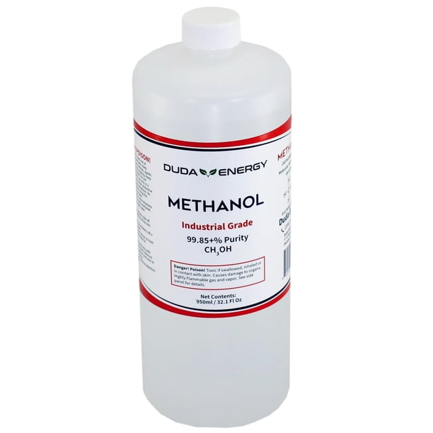 Alcohol metílico de metanol de grado industrial con 99.65% de pureza, 950 ml