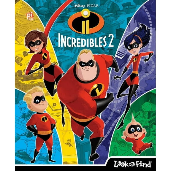 Disney Pixar Incredibles 2: Look and Find (Hardcover)