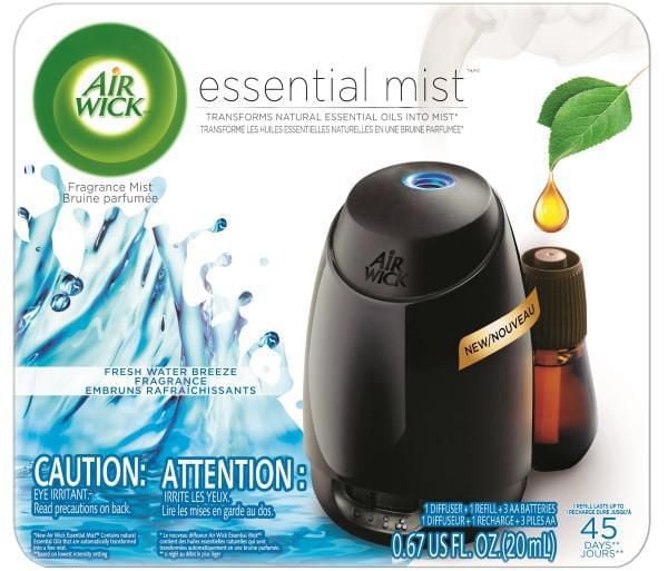 Diffuser Wicks Air Wick Essential Mist Fragrance Oil Diffuser Kit, Fresh Water Breeze ...