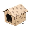 thumbnail image 4 of Cueva plegable Salvador casa refugio para mascotas al aire libre cama desmontable a prueba de lluvia Beige M, 4 of 10