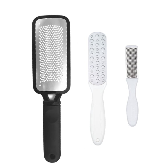 3in1 Professional Foot File Callus Remover, Foot Rasp Stainless Steel , Dual Sided Foot File and Small Foot File,Pedicure Foot File Set for Dead/Hard Skin