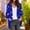 Blue, variant on Women's Casual Fashion Print Lightweight And Comfortable Beach Vacation Chiffon Cardigan Sun Cardigan Open Cardigan Sweater Long Sweater Duster for Women Knitted Sweater Coat for Women Floral Cardigan