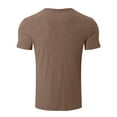 thumbnail image 7 of Men's White Tee Shirts Crew Neck Basic Summer Casual Outfit Men's V Neck T Shirt Casual Comfortable Breathable Soft Basic Tee For Daily Wear Home Outdoor Hiking Spring Summer, 7 of 7