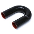 thumbnail image 2 of HPS HTSEC180 2-3/4" ID 4-1/2" Black Silicone 180 Deg. U Bend Elbow Coupler Hose, 2 of 2
