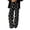 Black, variant on Women's Polka Extended Floor-Length Jeans Pants